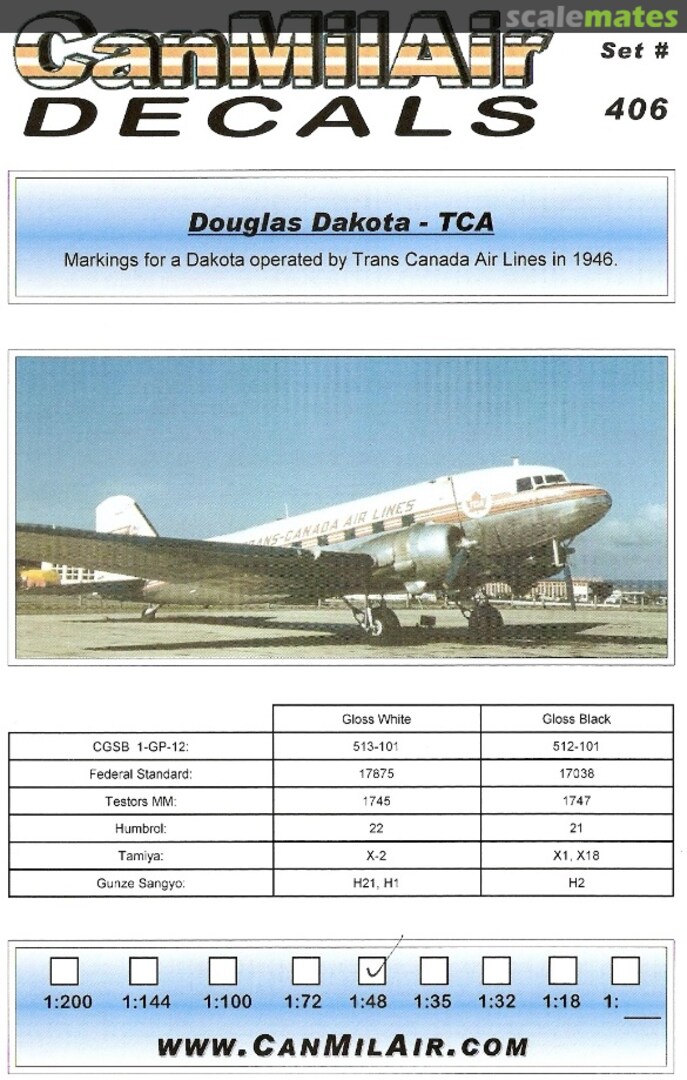 Boxart Douglas Dakota - TCA 406 CanMilAir