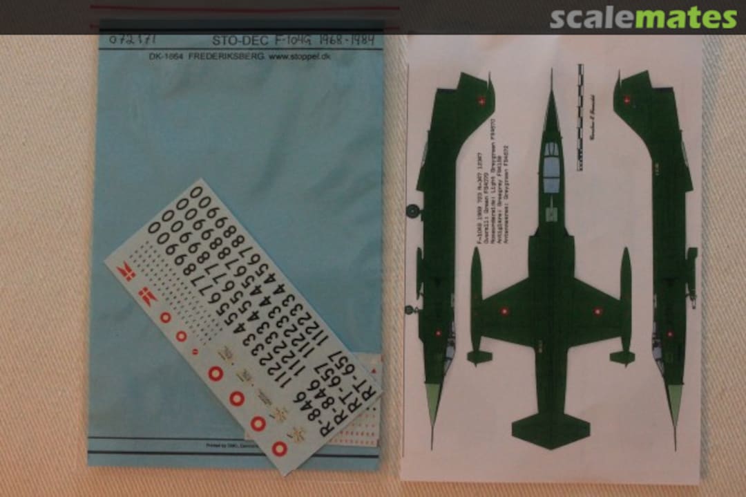 Boxart Lockheed F-104 Starfighter 72171 Stoppel Decals