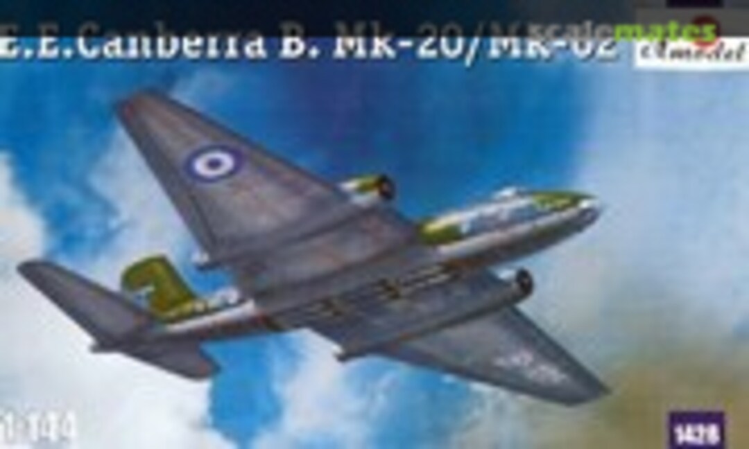 1:144 E.E. Canberra B. Mk-20/Mk-62 (Amodel 1428)