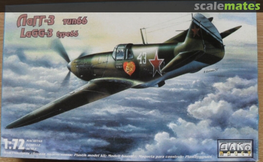 Boxart LaGG-3 type66 12001 Dakoplast