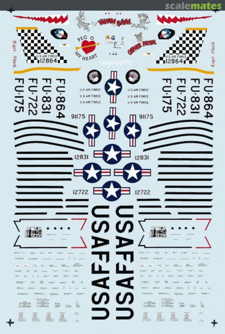 Boxart F-86A/E Sabres 72-0386 SuperScale International