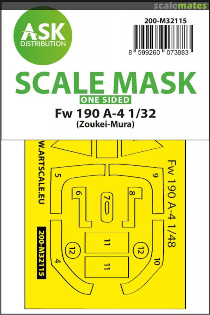 Boxart Fw 190A-4  masks 200-M32115 ASK