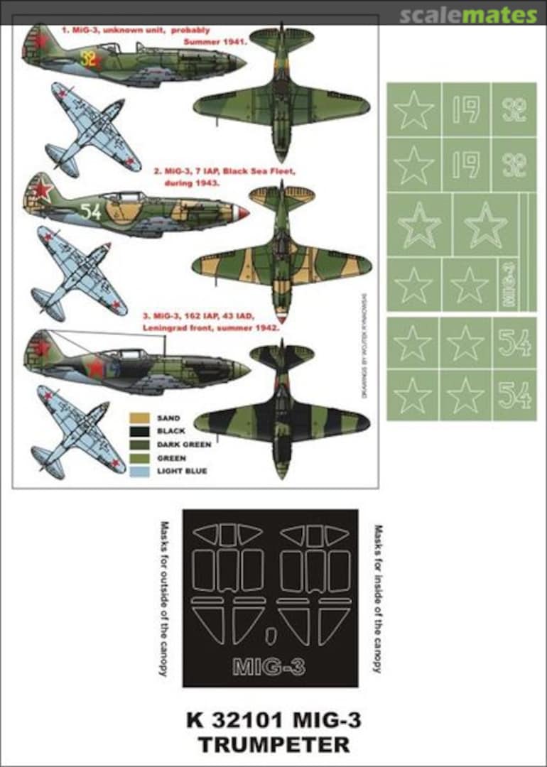 Boxart Mikoyan-Gurevich MiG-3 K32101 Montex