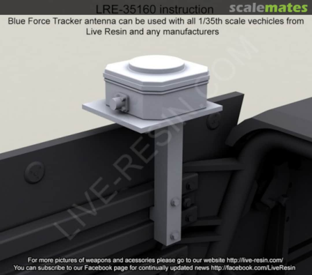 Boxart Blue Force Tracker antenna LRE-35160 Live Resin