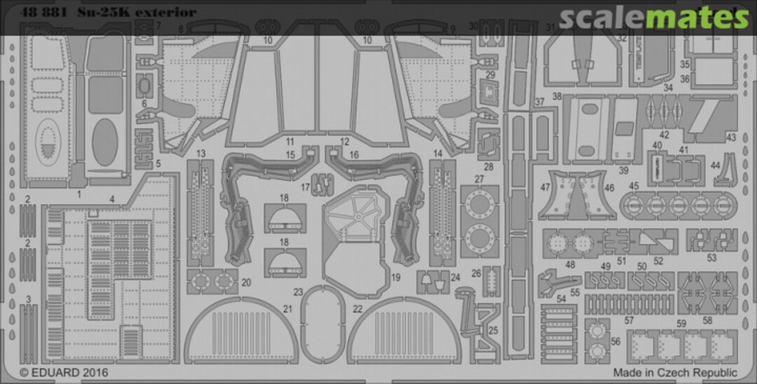 Boxart Su-25K exterior 48881 Eduard