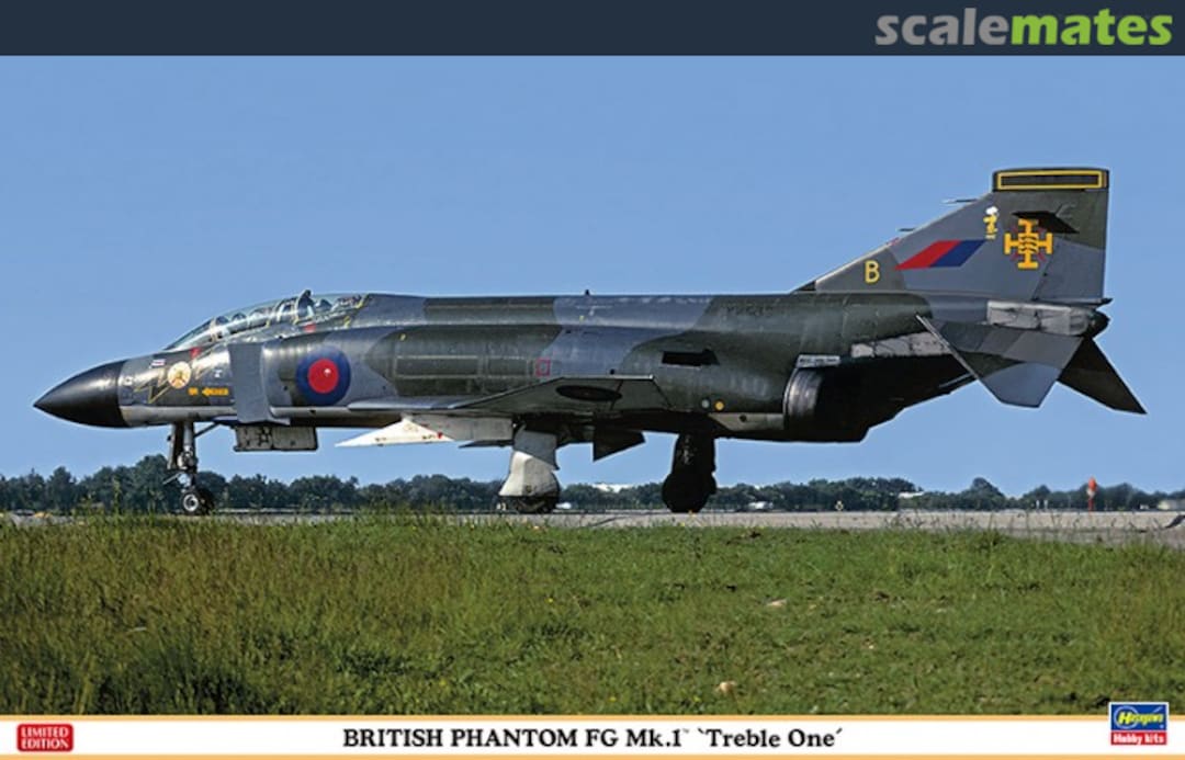 Boxart British Phantom FG Mk.1 `Treble One´ 07441 Hasegawa