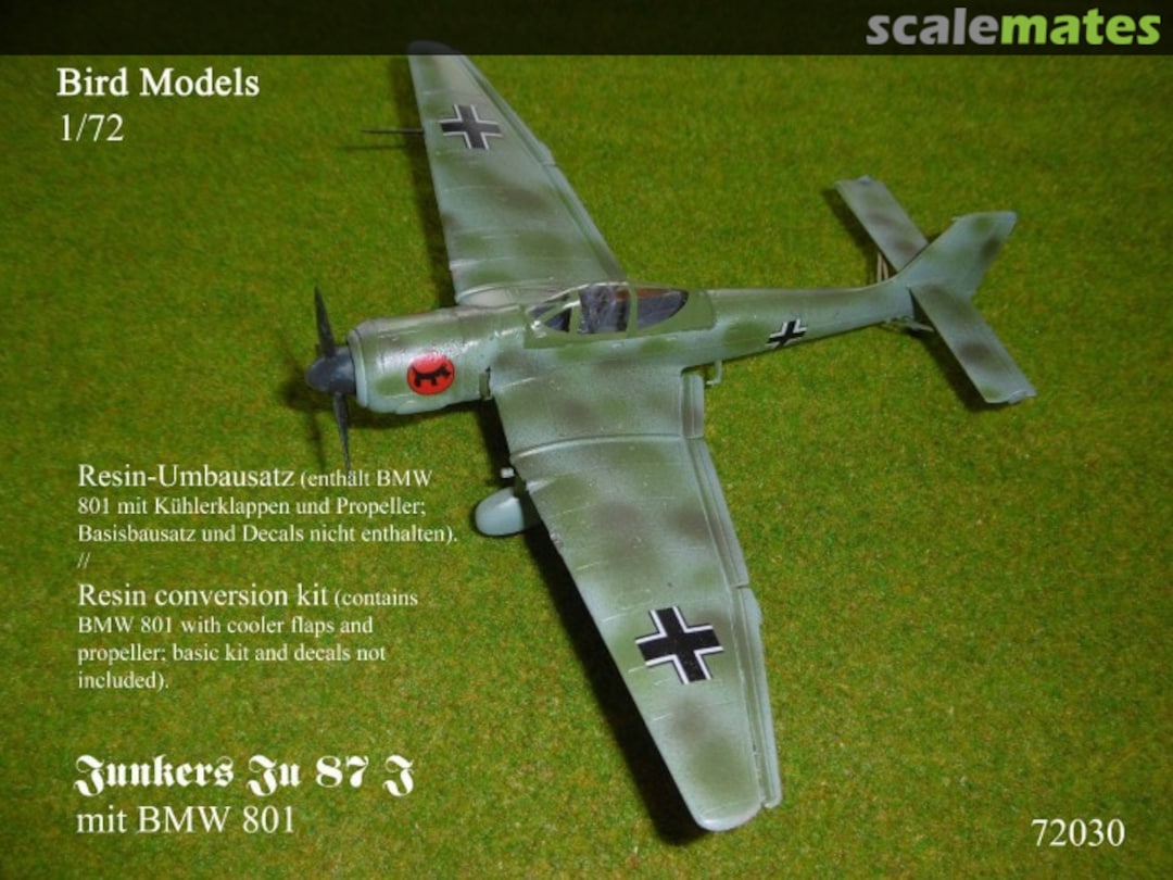 Boxart Junkers Ju 87 J mit BMW 801 72030 Bird Models