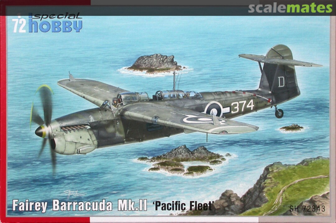 Boxart Fairey Barracuda Mk.II 'Pacific Fleet' SH72343 Special Hobby