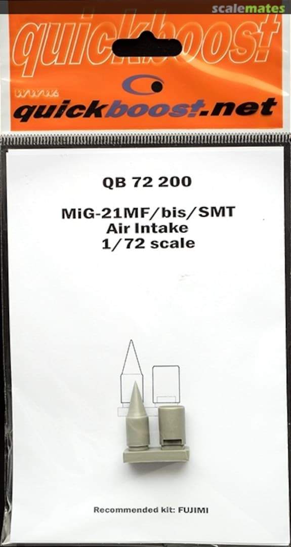 Boxart MiG-21MF/bis/SMT Fishbed - Air Intake QB 72 200 Quickboost