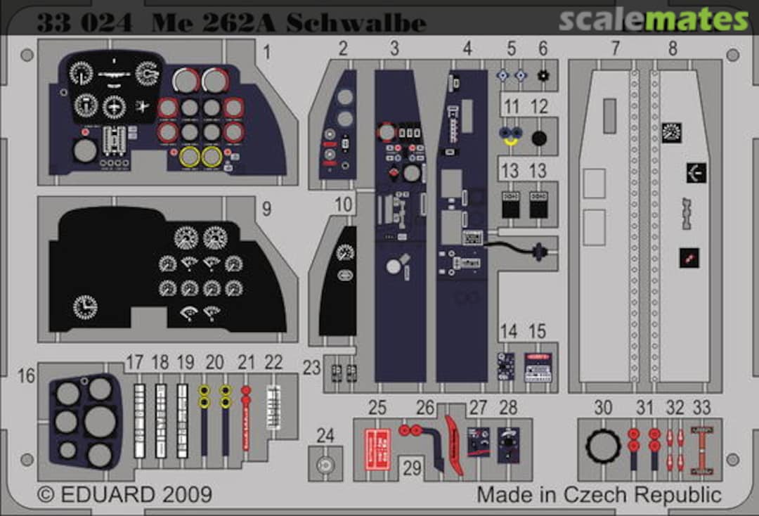 Boxart Me 262A Schwalbe S.A. 33024 Eduard