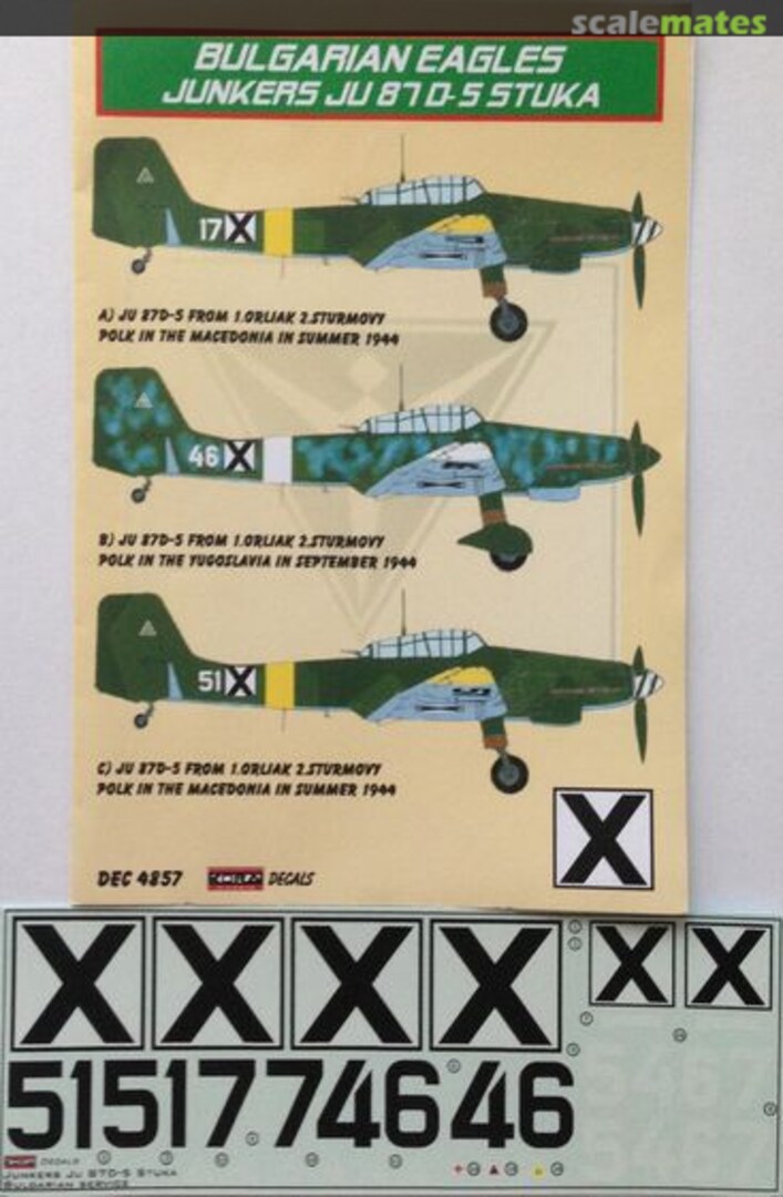 Boxart Junkers Ju 87 D-5 Stuka DEC4857 Kora Models