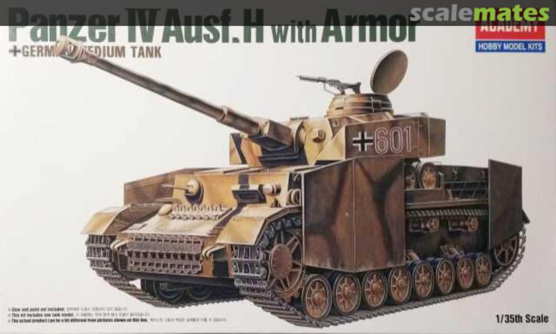 Boxart Panzer IV Ausf.H with Armor 13233 Academy