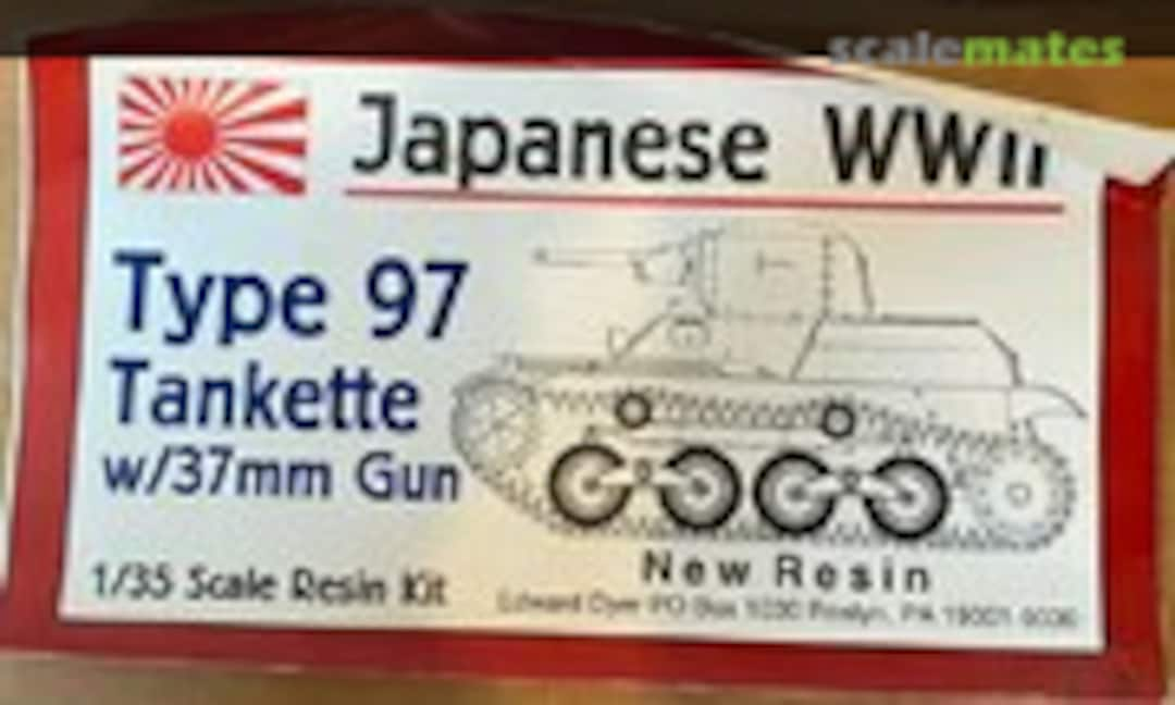 1:35 Type 97 Tankette w/37mm Gun (New Resin 35001)