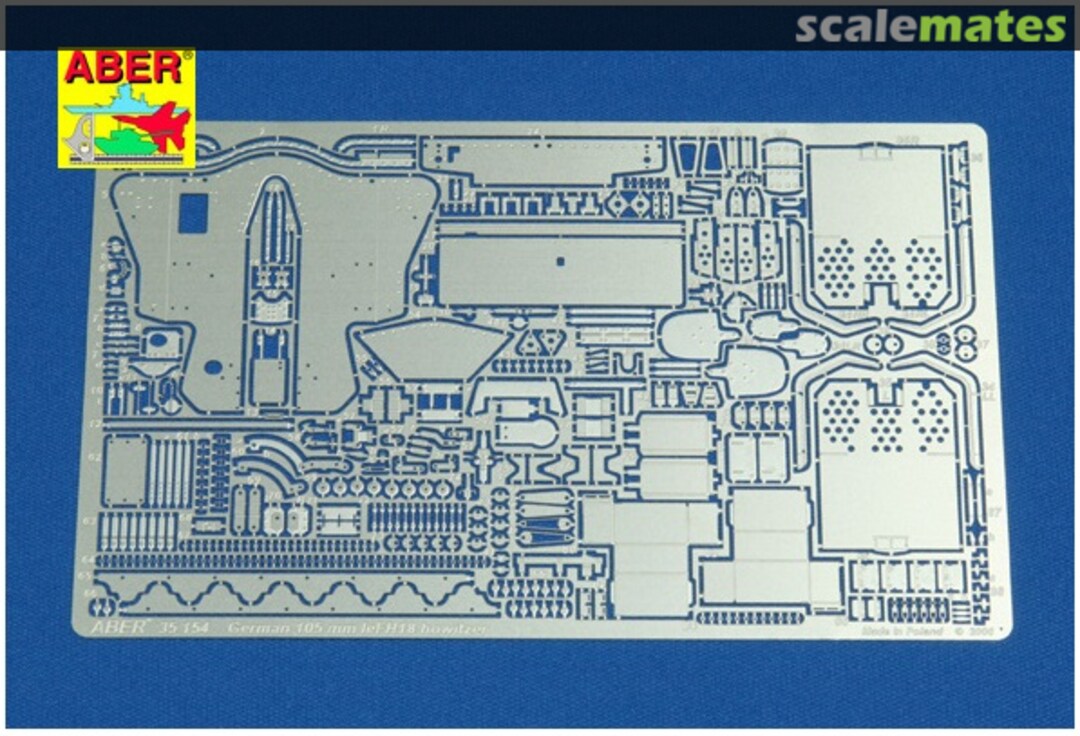 Boxart German 105 mm LeFH18 howitzer 35154 Aber