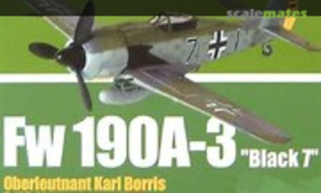 1:72 Fw 190A-3 &quot;Black 7&quot; Oberleutnant Karl Borris (Dragon Wings 50085)