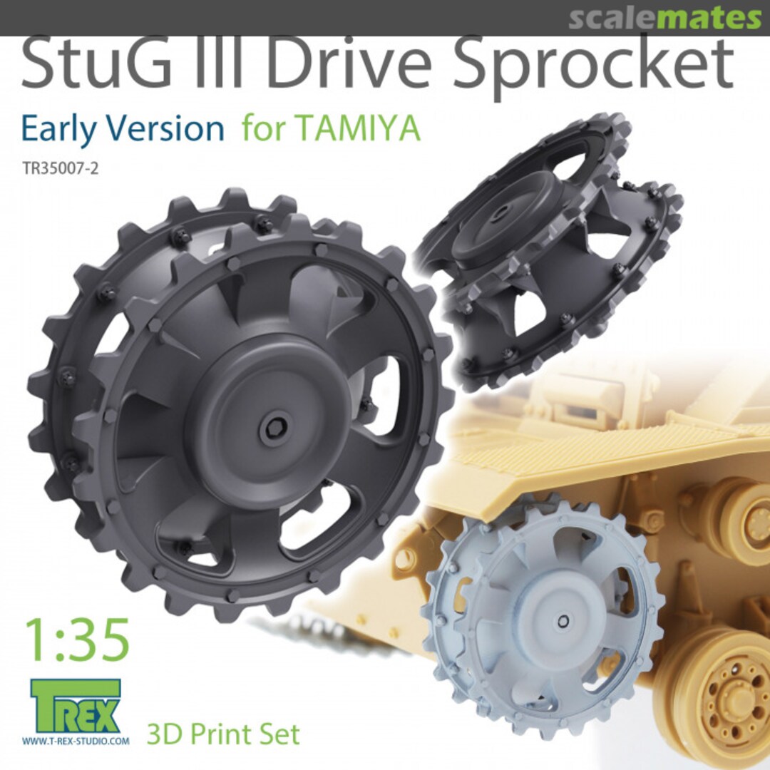 Boxart StuG III Drive Sprocket Early Version TR35007-2 T-Rex Studio