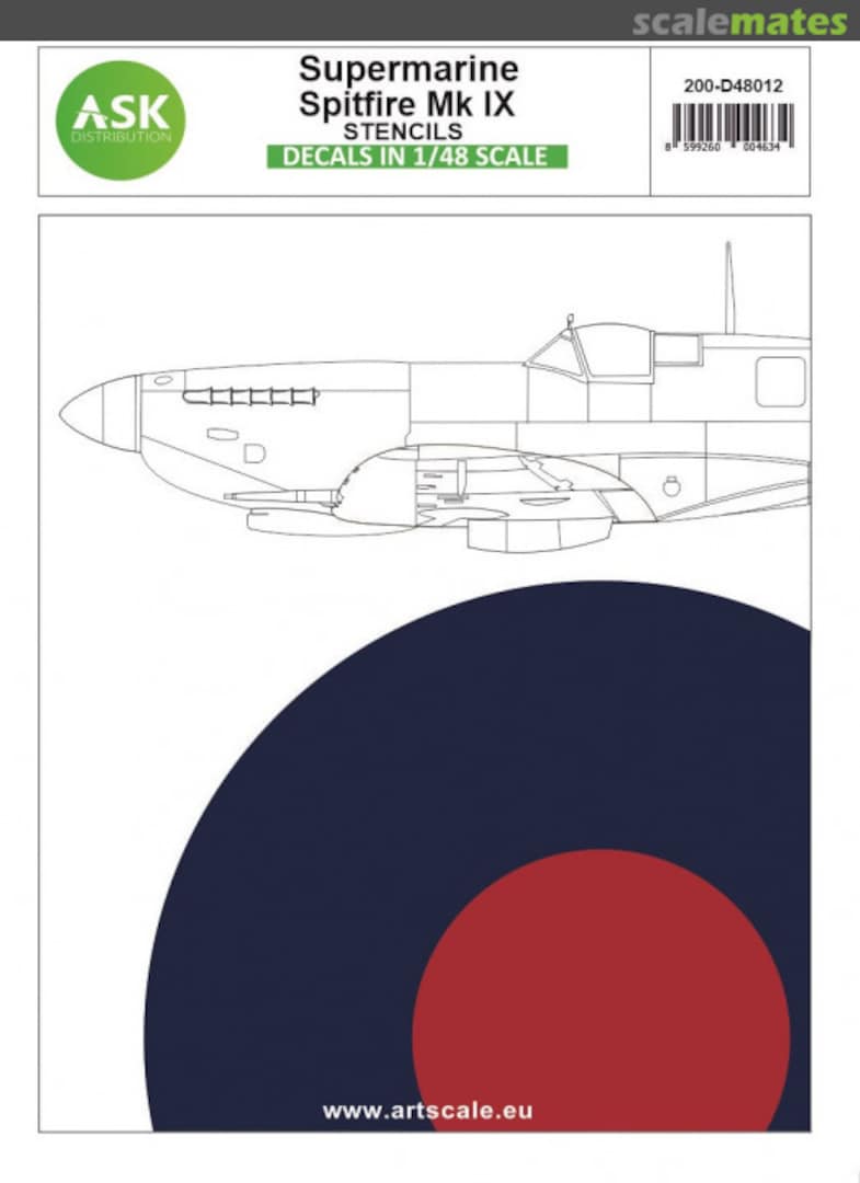 Boxart Supermarine Spitfire Mk.IX 200-D48012 ASK