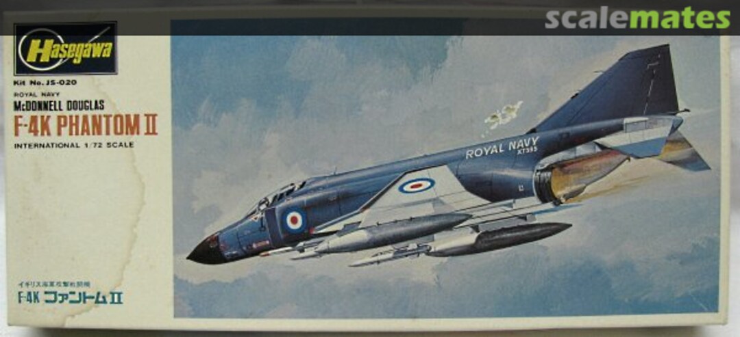 Boxart McDonnell Douglas F-4K Phantom II JS-020 Hasegawa