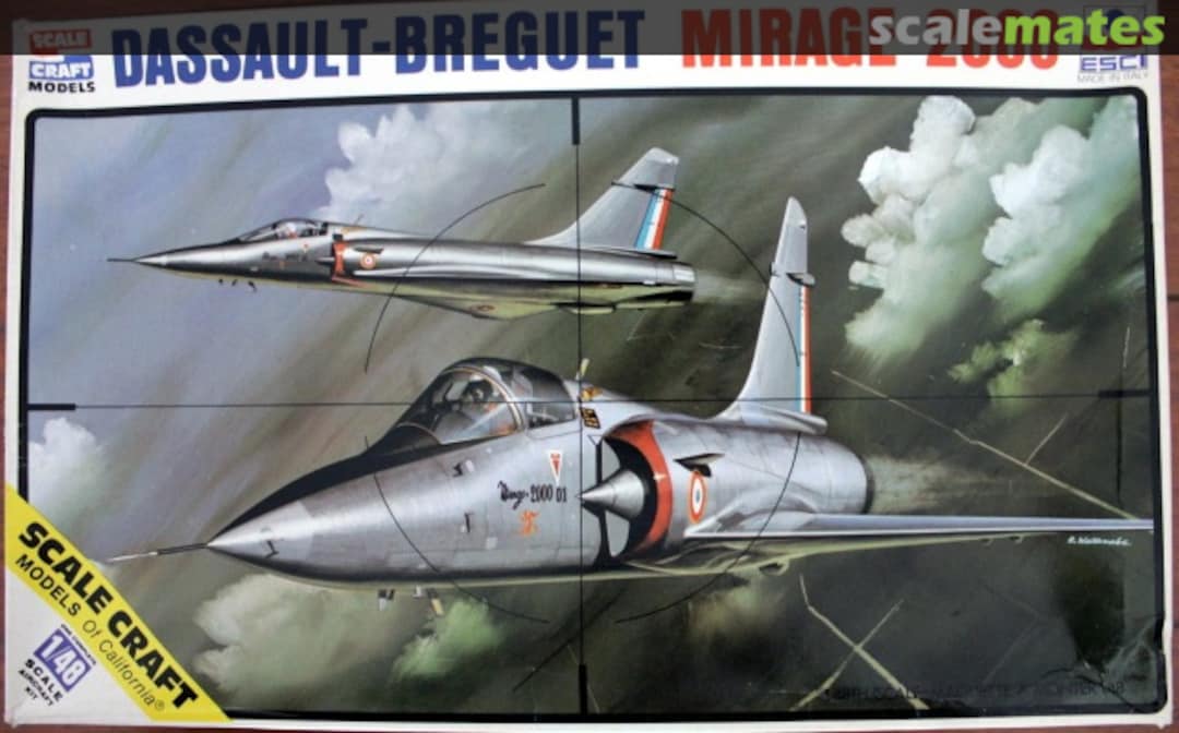 Boxart Dassault-Breguet Mirage 2000 4035 ESCI/Scale Craft