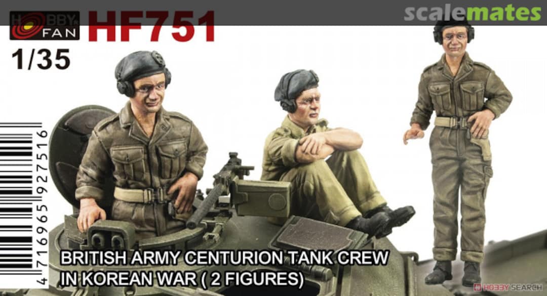 Boxart Centurion Tank Crew HF751 Hobby Fan