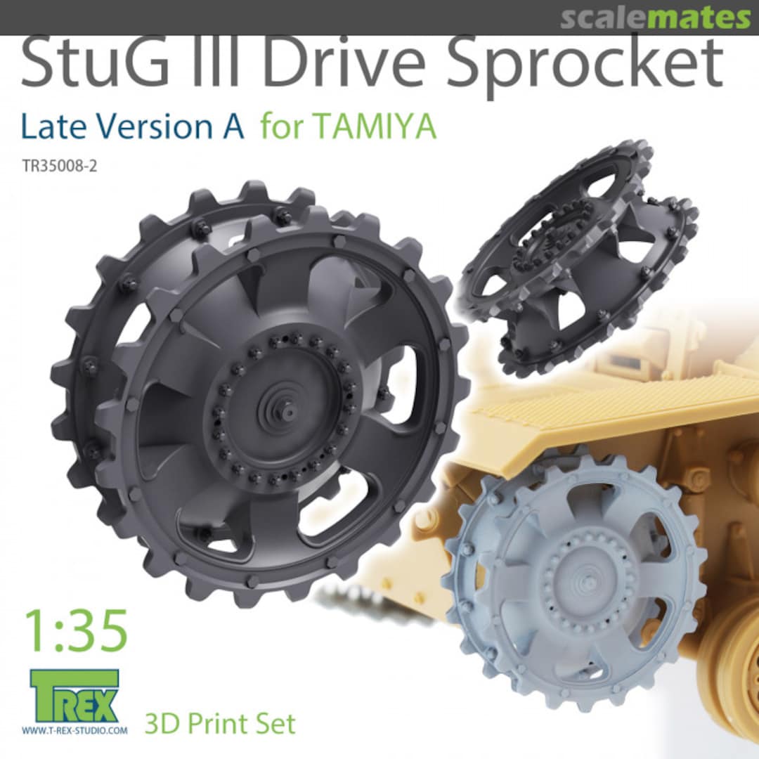 Boxart StuG III Drive Sprocket Late Version A TR35008-2 T-Rex Studio