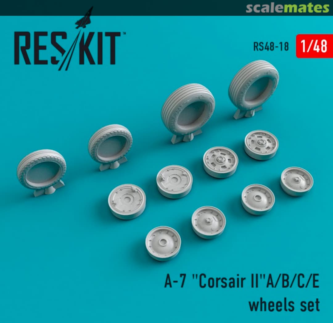 Boxart LTV A-7 "Corsair II"A/B/C/E wheels set RS48-0018 ResKit