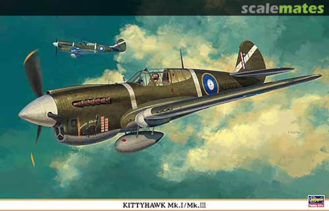 Boxart Kittyhawk Mk.I/Mk.III 08204 Hasegawa