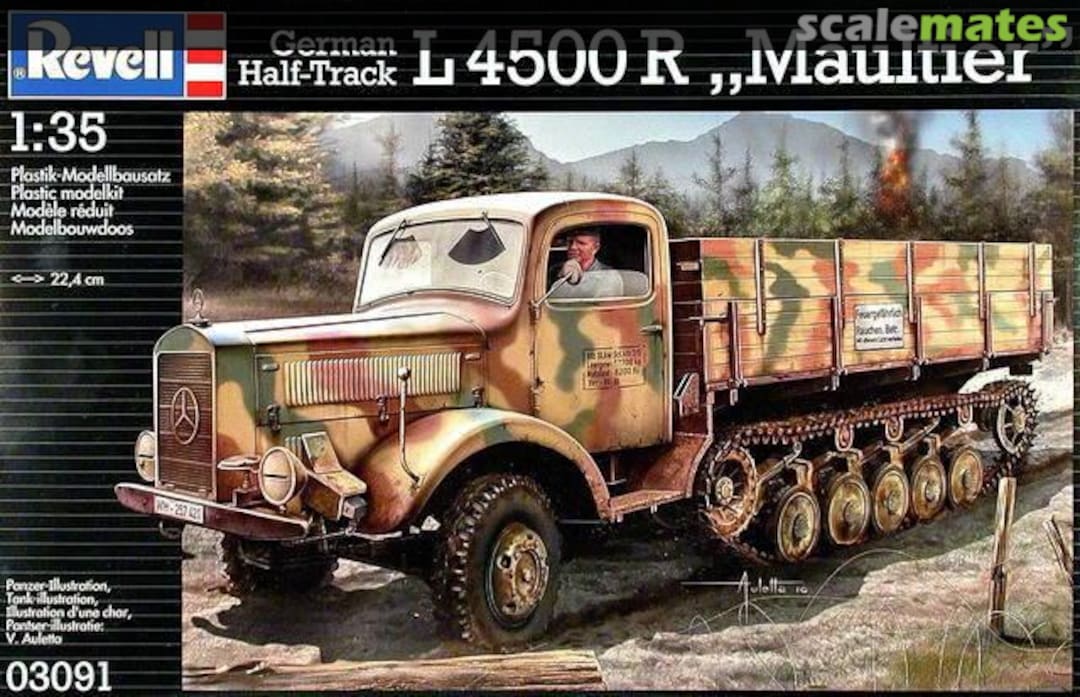 Boxart Half-Track L4500R "Maultier" 03091 Revell