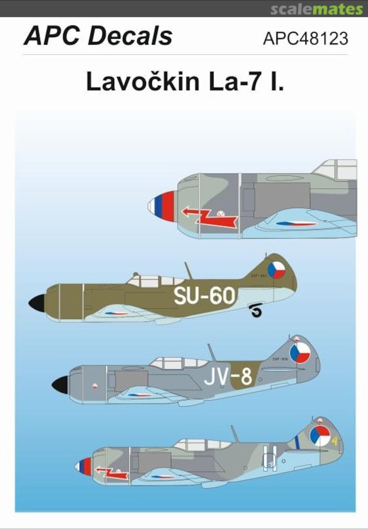 Boxart Lavočkin La-7 I. APC48123 APC Decals