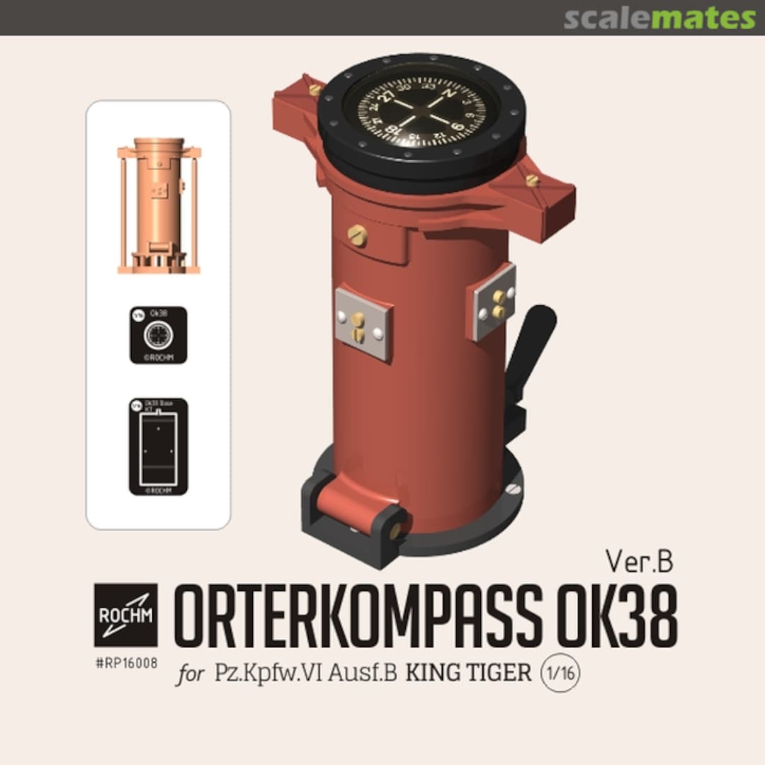 Boxart Orterkompass OK 38 Ver.B for KING TIGER RP16008 Rochm