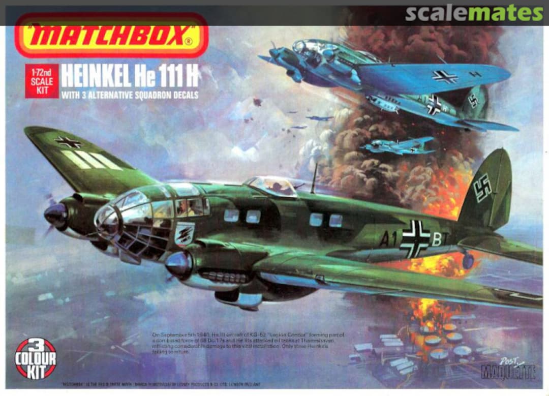 Boxart Heinkel He 111 H PK-403 Matchbox