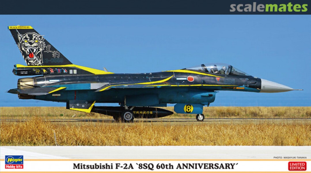 Boxart Mitsubishi F-2A `8SQ 60th Anniversary´ 02376 Hasegawa