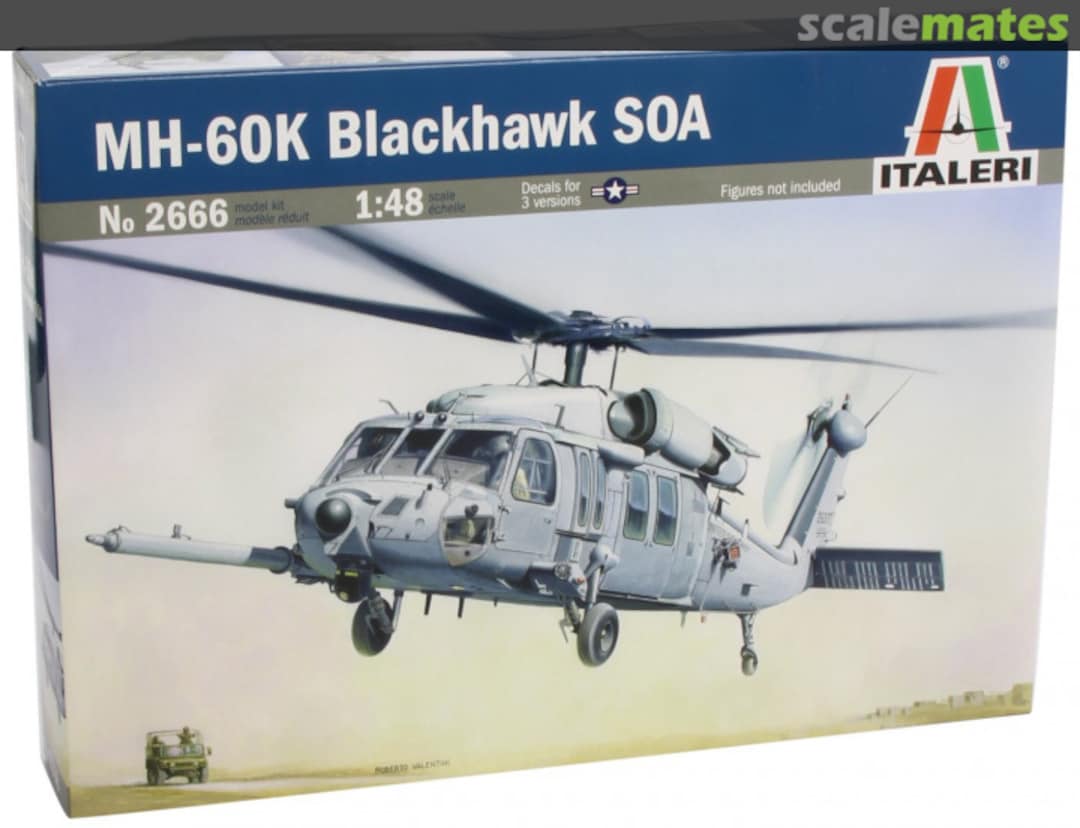 Boxart MH-60K Blackhawk SOA 2666 Italeri