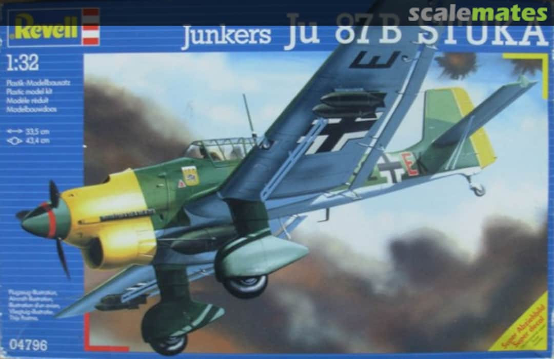 Boxart Junkers Ju 87 B Stuka 04796 Revell