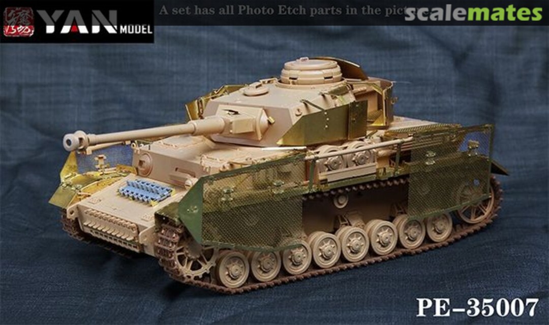 Boxart WWII German Panzer IV J Tank PE set PE-35007 Yan Model