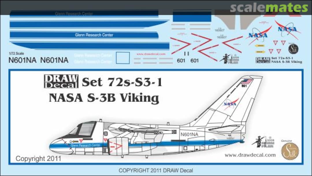 Boxart S-3B Viking 72s-S3-1 Draw Decal