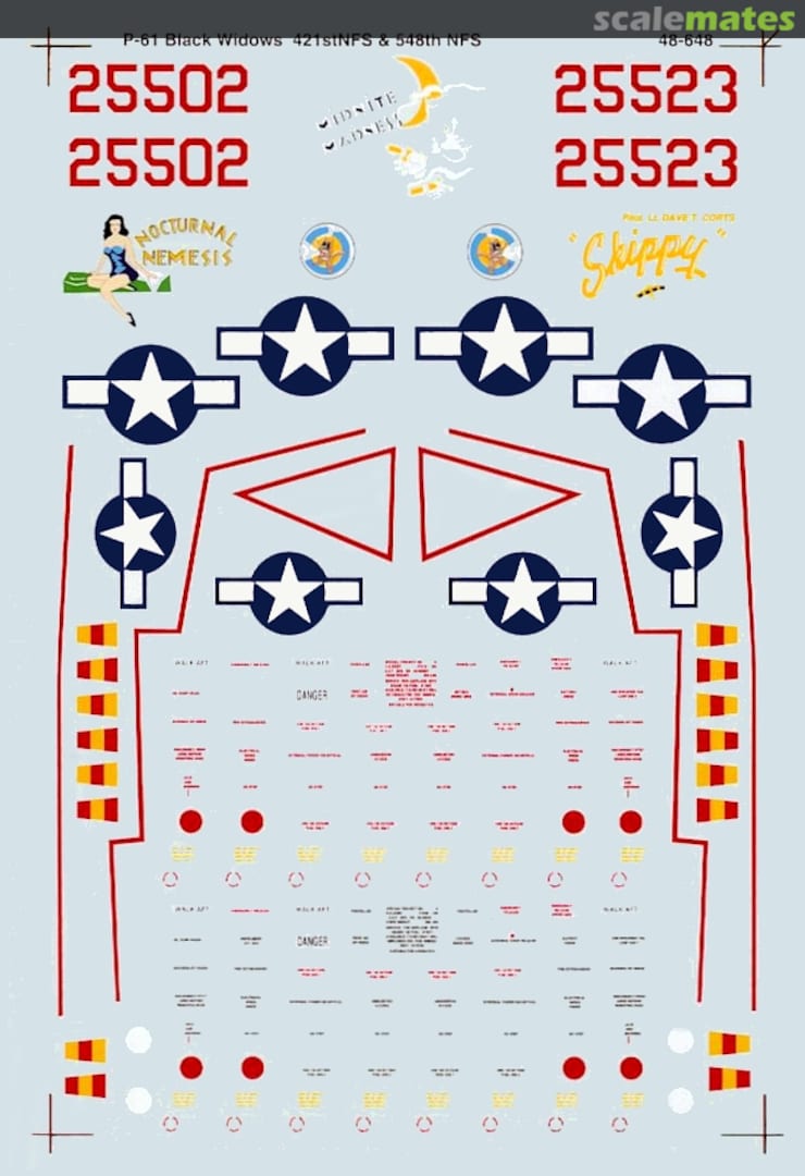 Boxart P-61A/B Blackwidows 48-0648 SuperScale International