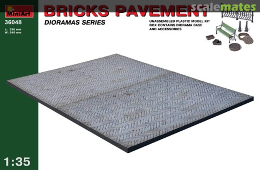 Boxart Bricks Pavement 36048 MiniArt