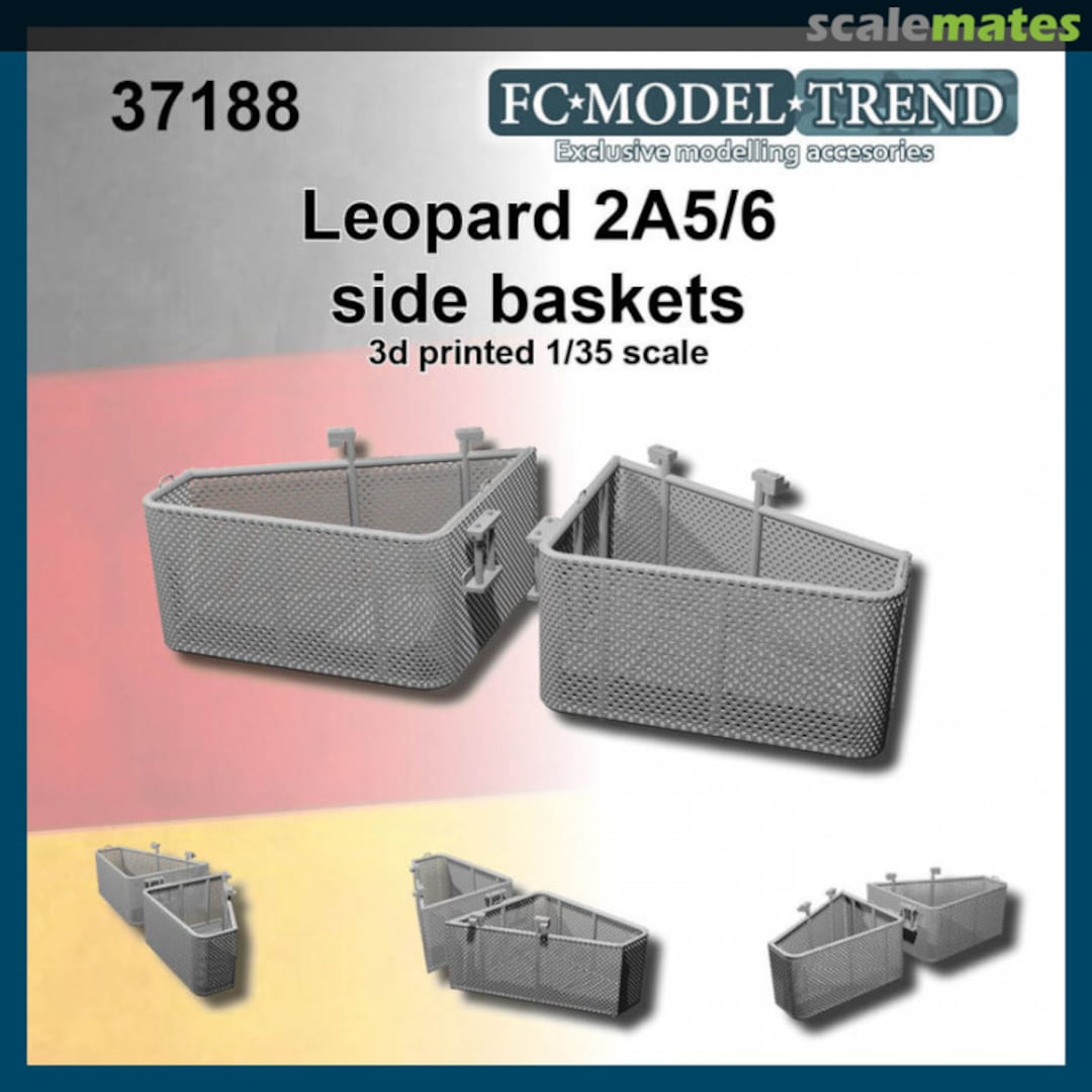 Boxart Leopard 2A5/6 side baskets 37188 FC Model Trend