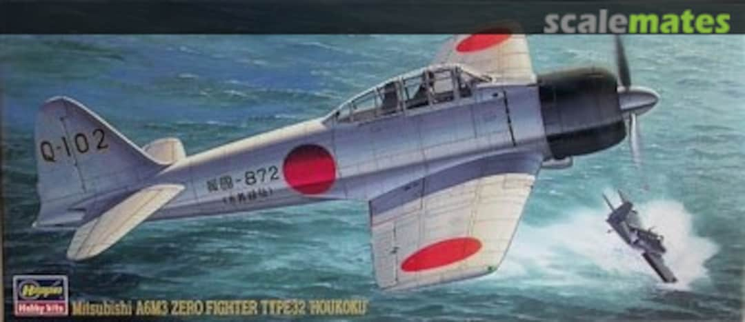 Boxart Mitsubishi A6M3 Zero Fighter Type 32 Houkoku 51363 Hasegawa