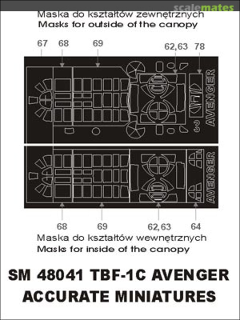 Boxart Grumman TBF- 1C Avenger SM48041 Montex