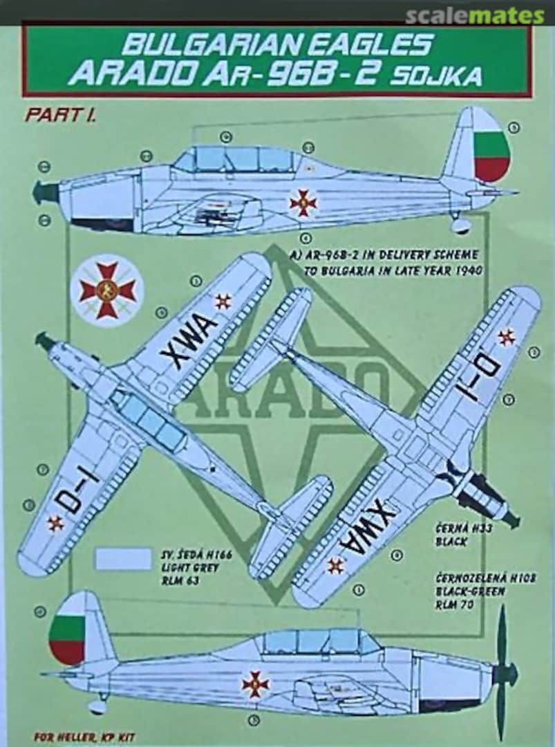 Boxart Arado Ar 96B-2 Sojka DEC72145 Kora Models