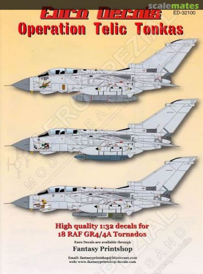 Boxart Tornado GR.4/4A ED-32100 Euro Decals