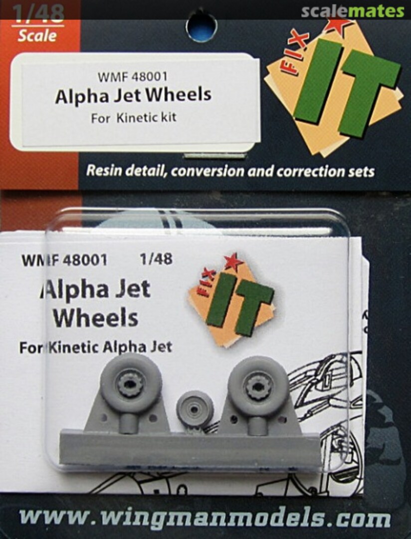 Boxart Alpha Jet Wheels WMF48001 Wingman Models