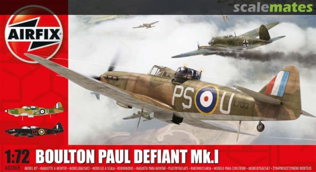 Boxart Boulton Paul Defiant Mk.I A02069 Airfix