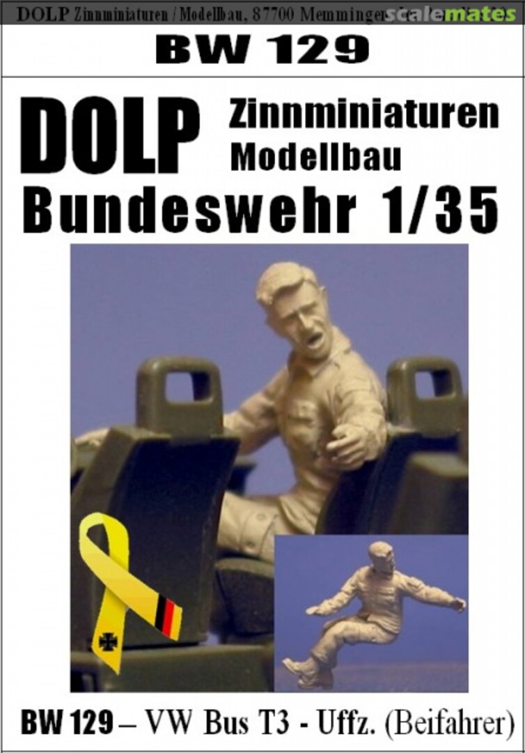 Boxart Uffz, Beifahrer, sitzend BW 129 DOLP-Modellbau