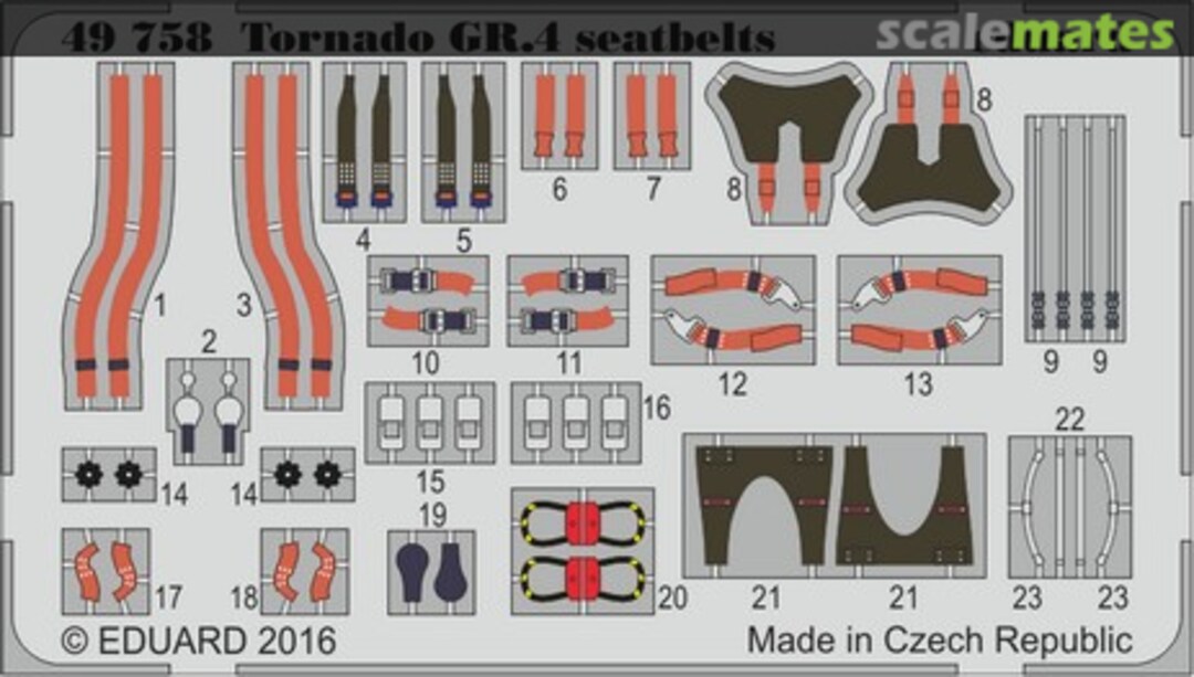 Boxart Tornado GR.4 - Seatbelts 49758 Eduard