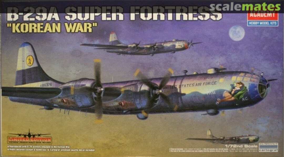 Boxart Boeing B-29A Super Fortress "Korean War" 12413 Academy