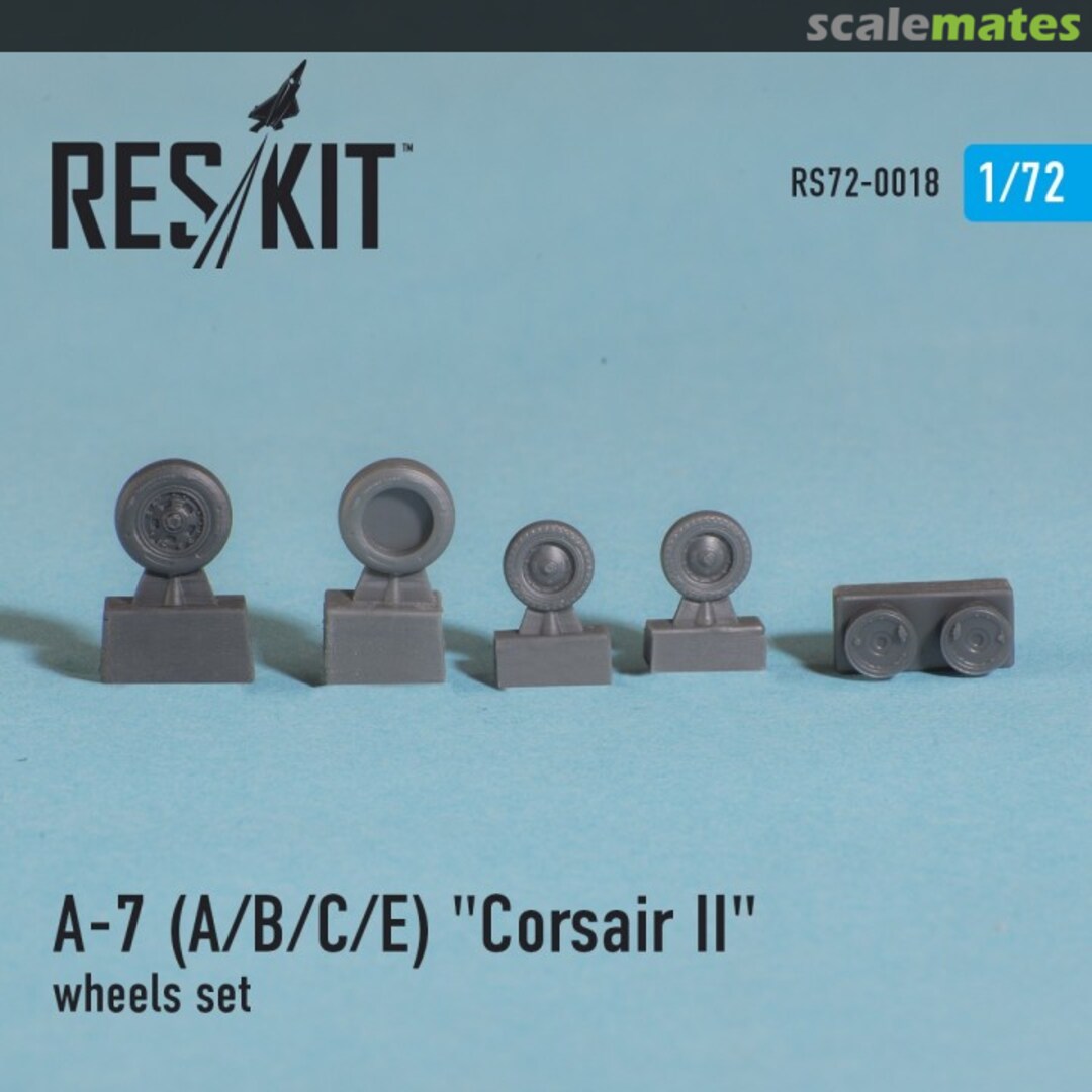 Boxart LTV A-7 "Corsair II"A/B/C/E wheels set RS72-0018 ResKit