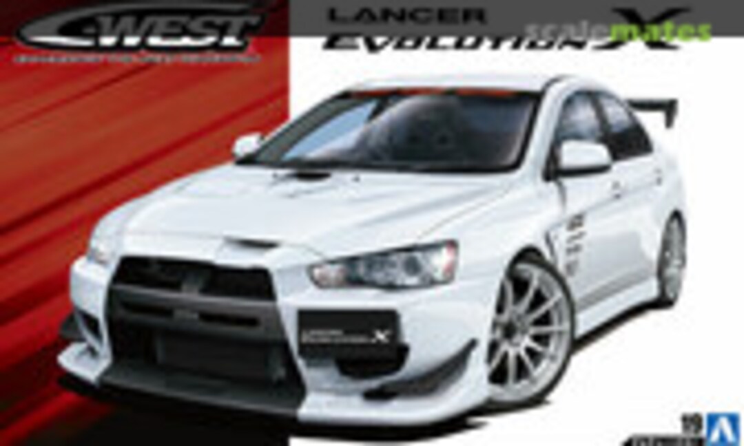 1:24 C-West CZ4A Lancer Evolution X '07 (Mitsubishi) (Aoshima 053201)